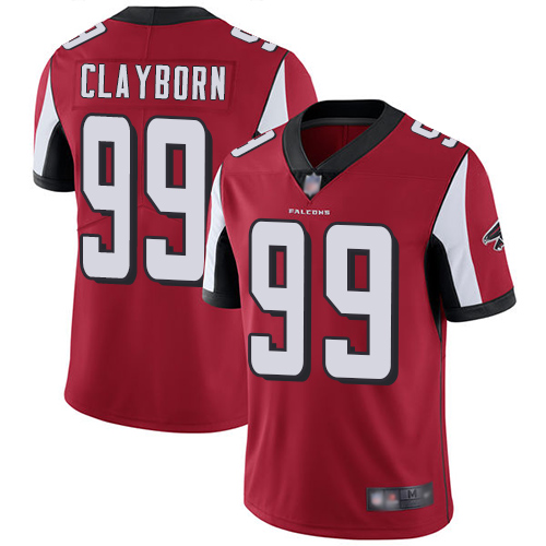 Atlanta Falcons Limited Red Men Adrian Clayborn Home Jersey NFL Football #99 Vapor Untouchable